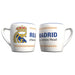 Mug Real Madrid bicolore 380ml avec logo visible sur fond blanc