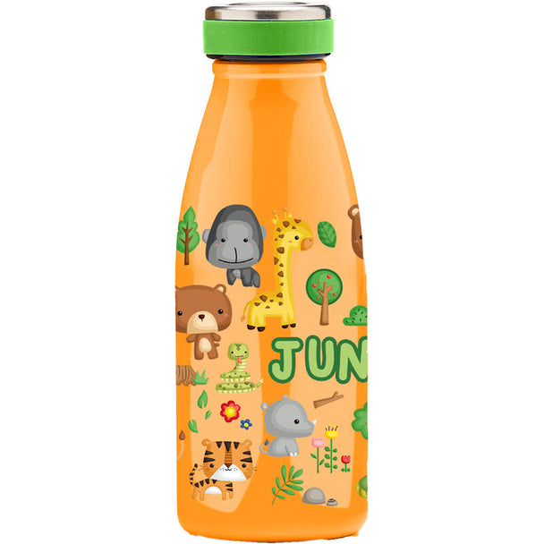 Gourde thermo Water Revolution Jungle 350ml avec design camouflage, idéale pour boissons chaudes et froides.