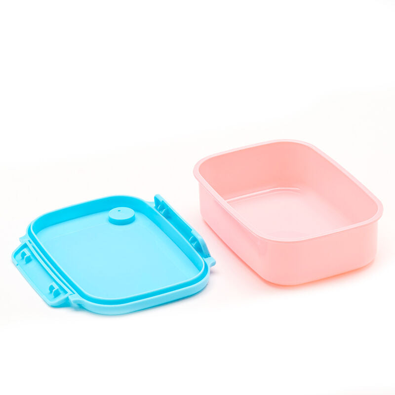 Boîte repas étanche WATER REVOLUTION licorne ouverte montrant l'intérieur spacieux