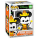 Figurine Funko POP Minnie Mouse Halloween en vinyle de 9 cm avec costume orange et noir, présentée dans sa boîte cadeau.