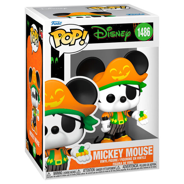 Figurine Funko POP Mickey Mouse Halloween en vinyle de 9 cm dans sa boîte cadeau officielle Disney
