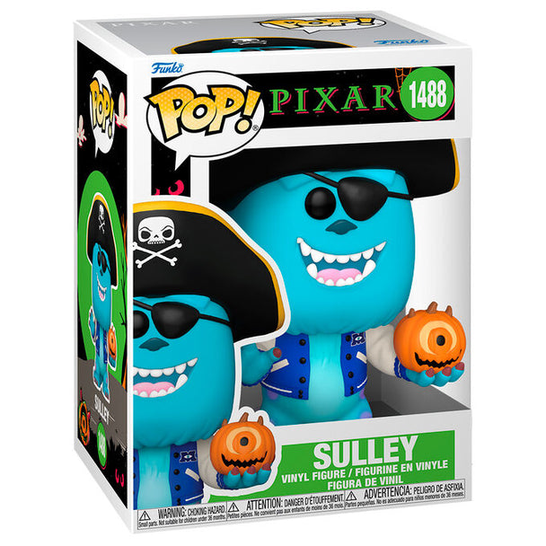 Figurine Funko POP Sulley Disney Pixar en vinyle de 9 cm dans sa boîte cadeau colorée et collector
