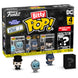 Blister de 4 figures Bitty POP DC Comics Batman 85e Anniversaire avec Mr. Freeze sous protection acrylique
