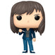 Vue rapprochée de la figurine Funko POP April Ludgate avec détails précis du visage et tenue fidèle au personnage de la série.
