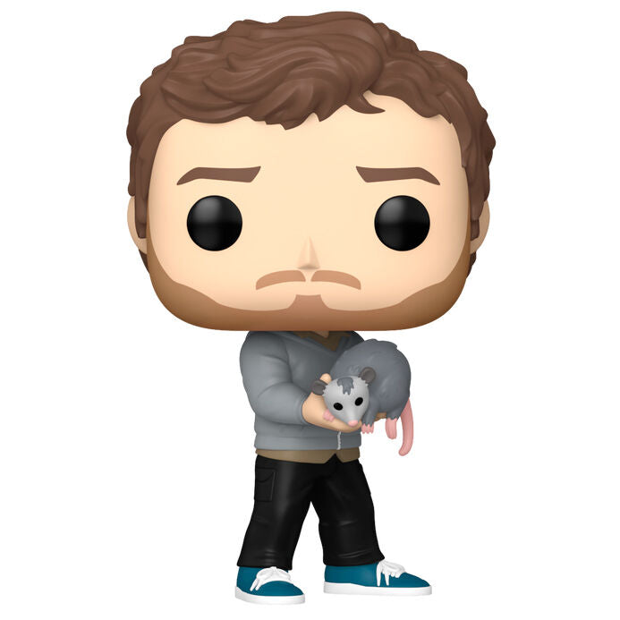 Vue de profil de la figurine Funko POP Andy Radical avec détails colorés et emballage collector
