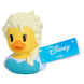 Canard en caoutchouc Disney violet avec lunettes rondes, vue de haut