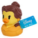 Canard en caoutchouc Disney bleu clair avec étoiles imprimées, vue de côté