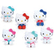 Gros plan sur la peluche Hello Kitty 12cm montrant la qualité des matériaux et les finitions soignées.