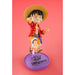 Vue rapprochée du visage détaillé de la figurine Monkey D. Luffy S.H Figuarts
