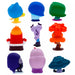 Figurine Tristesse de Vice-Versa, mini personnage bleu de 4 cm pour collection