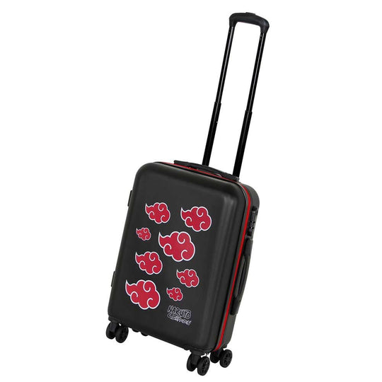 Design exclusif Naruto Clouds imprimé sur la coque rigide de la valise trolley 55cm