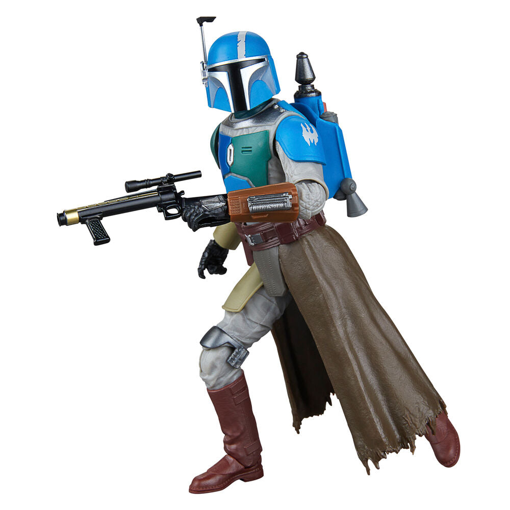 Vue latérale gauche de la figurine Mandalorian Shriek-Hawk articulée de 15 cm HASBRO