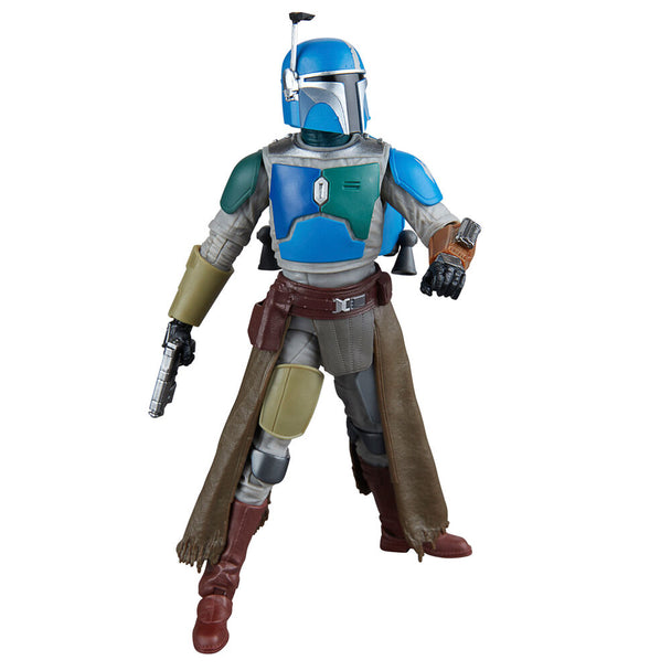 Détail de la tête articulée de la figurine Mandalorian Shriek-Hawk Star Wars The Mandalorian