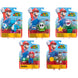 Figurine Super Mario Bros articulée de 10cm - personnage Mario en tenue classique rouge et bleu