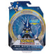 Profil gauche de la figurine Sonic the Hedgehog articulée de 10cm, détails des chaussures rouges