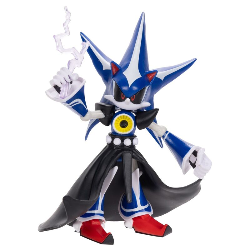 Gros plan sur le visage expressif de la figurine Sonic the Hedgehog articulée 10cm