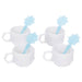 Tasses à thé assorties au service Elsa, avec motifs inspirés du film Frozen