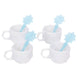 Tasses à thé assorties au service Elsa, avec motifs inspirés du film Frozen