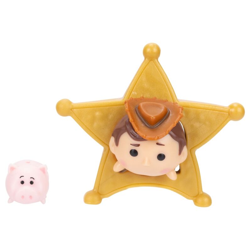 Vue rapprochée d’une figurine Tsum Tsum Disney Série 5 avec visage souriant
