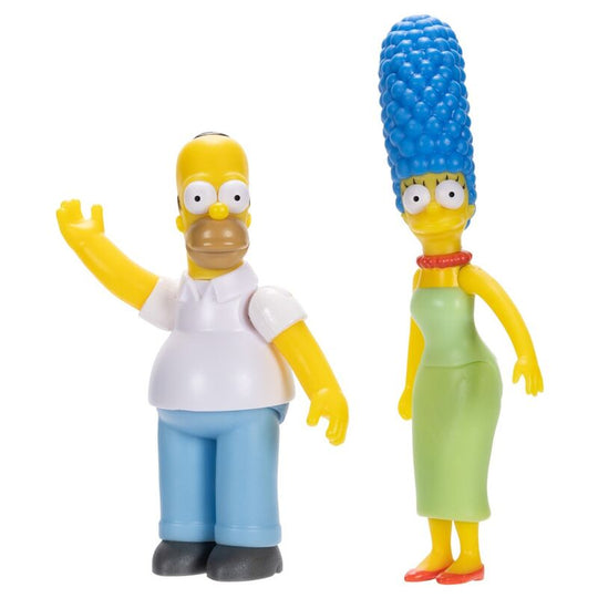Ensemble complet des 7 figurines Les Simpsons de 6cm, collection JAKKS PACIFIC