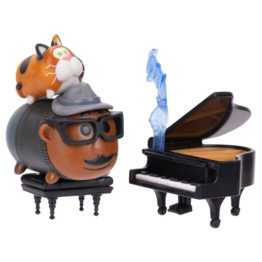 Petite figurine Disney Tsum Tsum avec expression joyeuse et costume détaillé