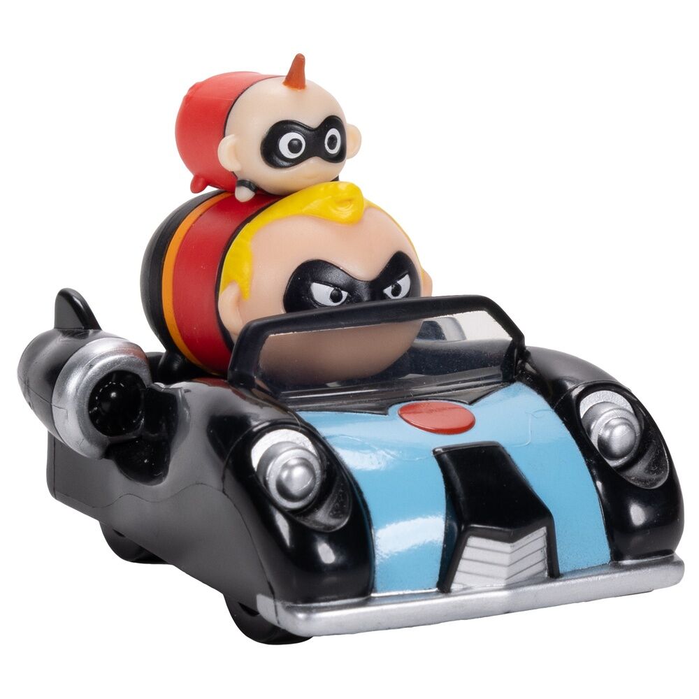 Empilement de plusieurs figurines Tsum Tsum Série 5 montrant la modularité