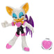 Vue latérale droite de la figurine Sonic the Hedgehog, montrant la silhouette élancée