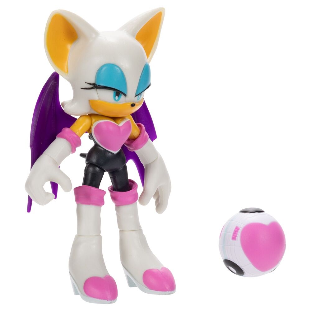 Figurine Sonic the Hedgehog 10cm articulée avec arrière-plan neutre pour focus produit