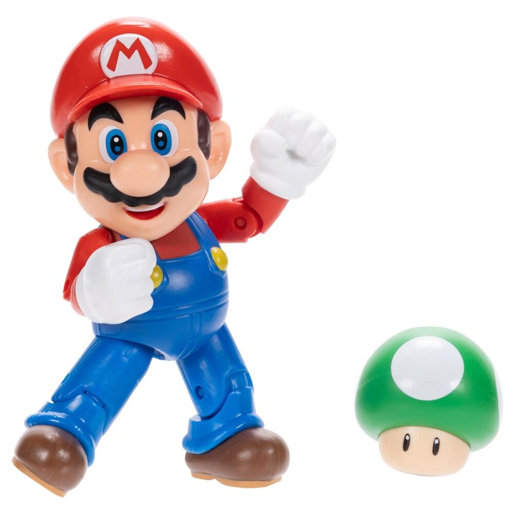 Figurine Shy Guy rouge articulée de 10cm, personnage emblématique de Super Mario