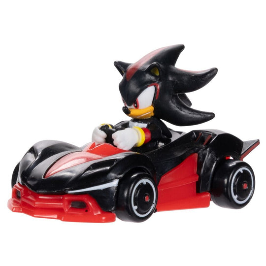 Photo d'une figurine véhicule Sonic the Hedgehog Wave 7 en action sur une surface de jeu
