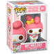 Vue rapprochée de la figurine Funko POP Hello Kitty and Friends My Melody en vinyle sur fond blanc
