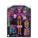Poupée Clawdeen Wolf Monster High en tenue Monster Party colorée et festive