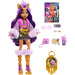 Accessoires de la poupée Clawdeen Wolf comprenant snacks et affiche de groupe