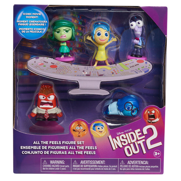 Pack de 5 figurines Disney Pixar Inside Out de tailles 2 à 6 cm par JUST PLAY