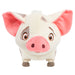 Peluche interactive Pua marchant avec son bouton activé sur l'oreille gauche
