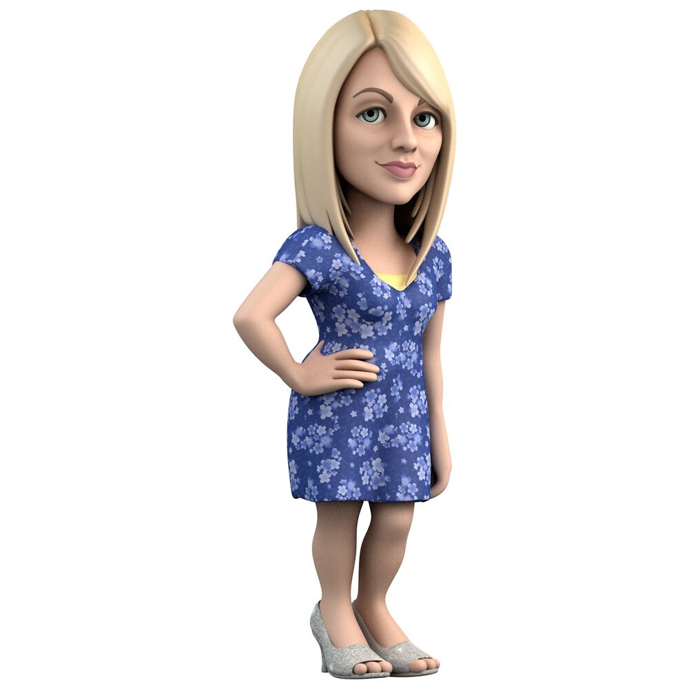 Figurine Penny Minix de 12cm inspirée de Big Bang Theory vue de face avec détails réalistes