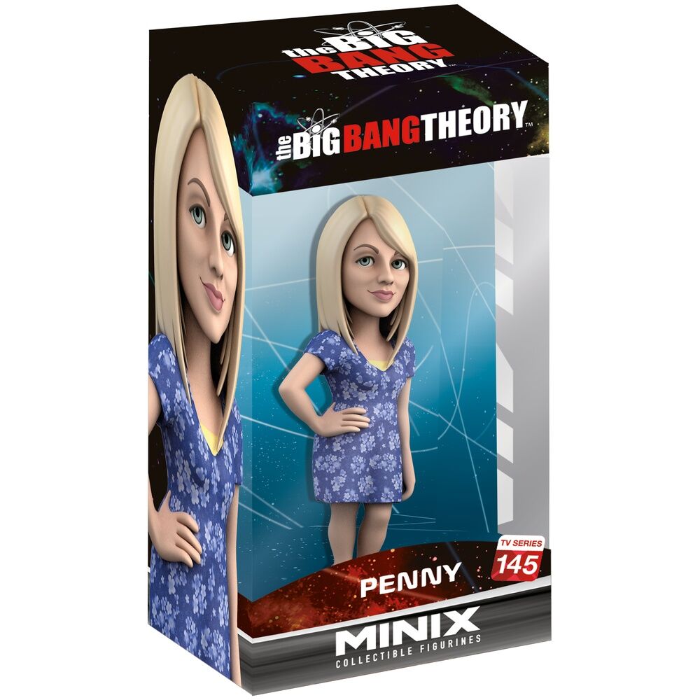 Figurine Penny Minix 12cm posée sur une étagère, mettant en valeur ses couleurs et finitions