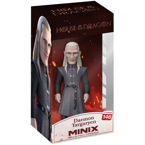 Figurine Daemon Targaryen de 12cm vue de face avec détails précis et finition soignée