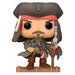 Vue rapprochée de la figurine Funko POP Jack Sparrow exclusive, montrant les détails soignés et la peinture fidèle