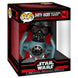 Figurine POP Deluxe de Darth Vader en position emblématique avec son casque noir brillant et sa cape, édition FUNKO Star Wars.