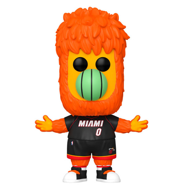 Vue rapprochée de la figurine Funko POP Miami Burnie, détaillée et colorée, parfaite pour les collectionneurs