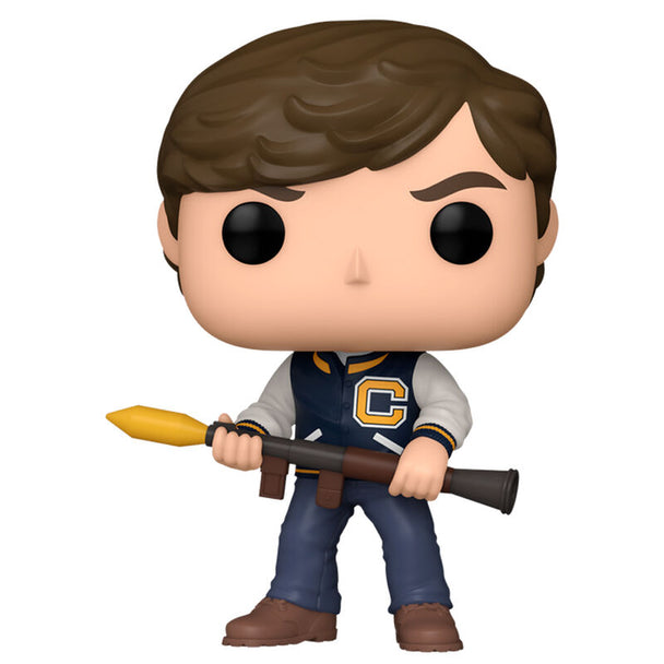 Détail de la figurine Funko POP Matt Eckert Red Dawn montrant les couleurs et le design précis