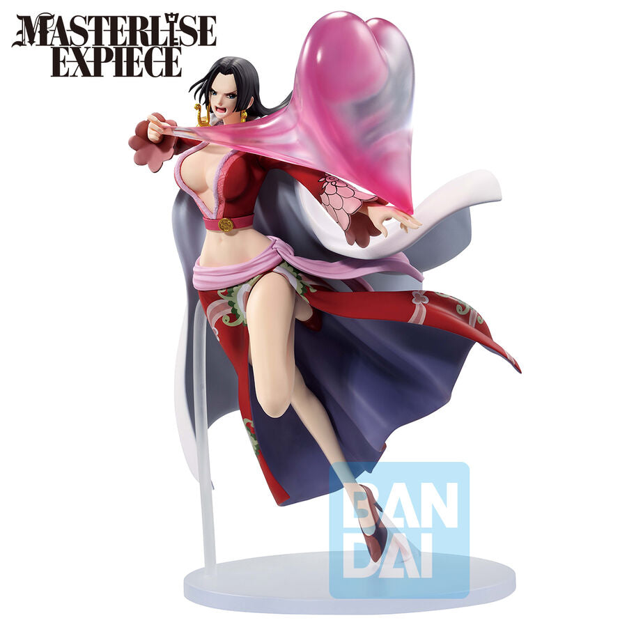 Détail des éclairs en forme de cœur sur la figurine Boa Hancock BANPRESTO