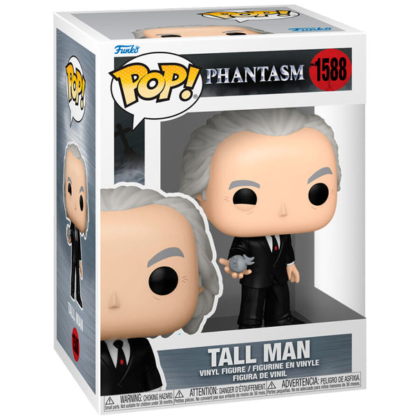 Figurine Funko POP Phantasm Tall Man en vinyle de 9 cm dans sa boîte cadeau vue de face