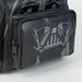 Vue latérale du sac à dos casual Darth Vader avec fermeture zippée visible et design élégant