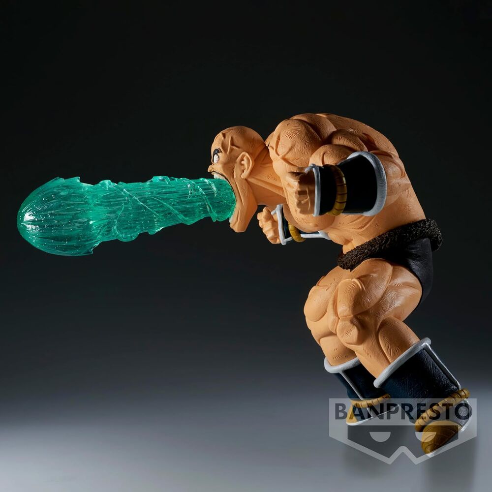 Vue arrière de la figurine Nappa Dragon Ball Z GX mettant en valeur la cape et les finitions BANPRESTO