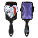 Vue rapprochée des poils doux de la brosse Jack & Sally CERDÁ pour un démêlage efficace