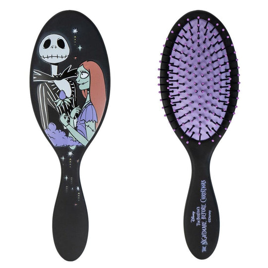 Brosse à cheveux Disney Nightmare Before Christmas avec motif Jack & Sally et design soigné