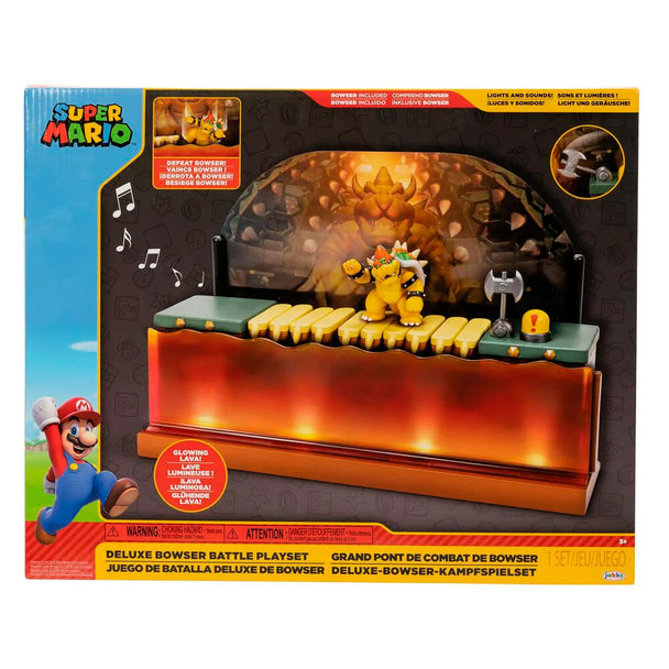 Vue latérale de la figurine Bowser 6,25 cm de JAKKS PACIFIC avec ses griffes et écailles visibles