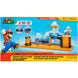 Vue de face du playset avion Super Mario Bros avec figurine Mario 6,25 cm
